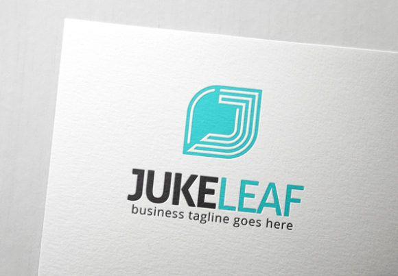 Juke Logo - Juke Leaf Letter J Logo