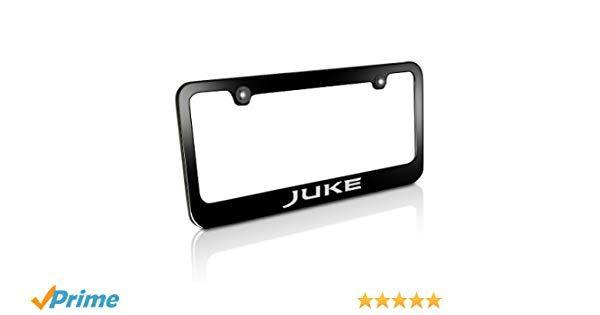 Juke Logo - Nissan JUKE Black License Plate Frame