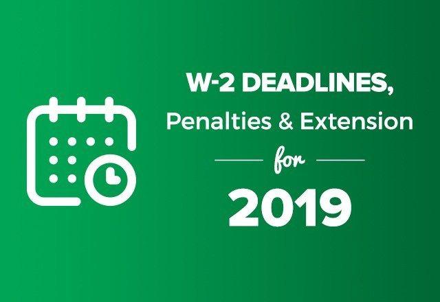 W2 Logo - W-2 Deadlines, Penalties, & Extension for 2019 | CheckMark Blog