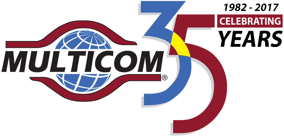 35 Logo - 35 years logo w logo | Multicom