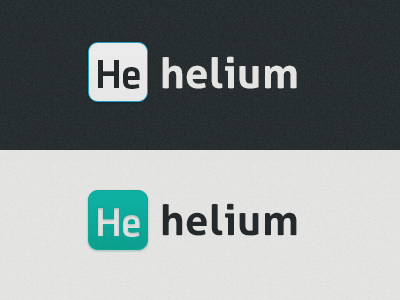 Helium Logo - Helium logo concept: periodic table by Kenneth Ballenegger on Dribbble