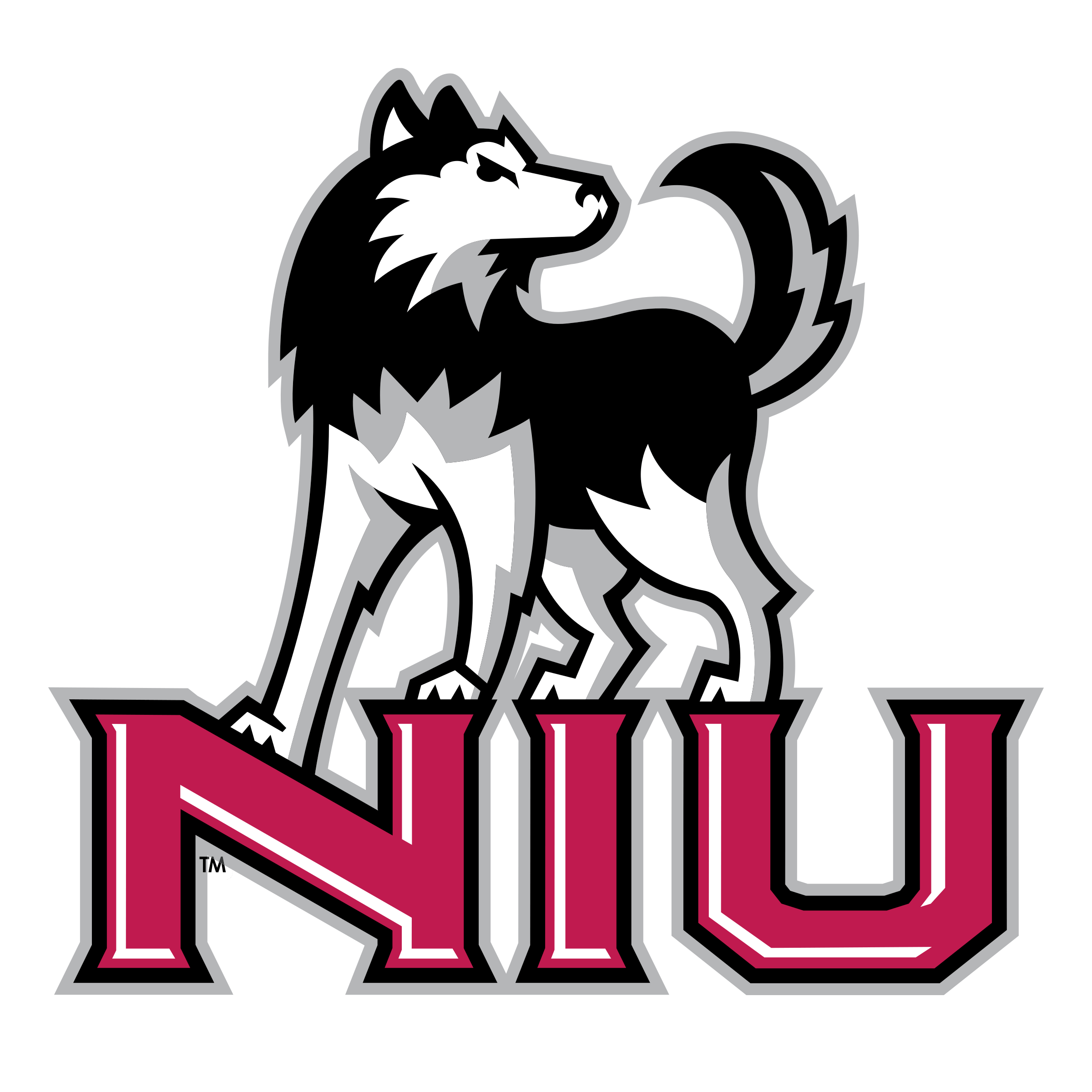 NIU Logo - NIU Huskies Logo PNG Transparent & SVG Vector