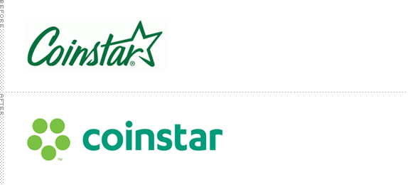 Coinstar Logo - Brand New: Coinstar, More Coin less Star