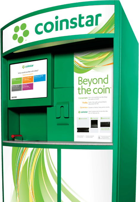 Coinstar Logo - Cash in coins at Coinstar.