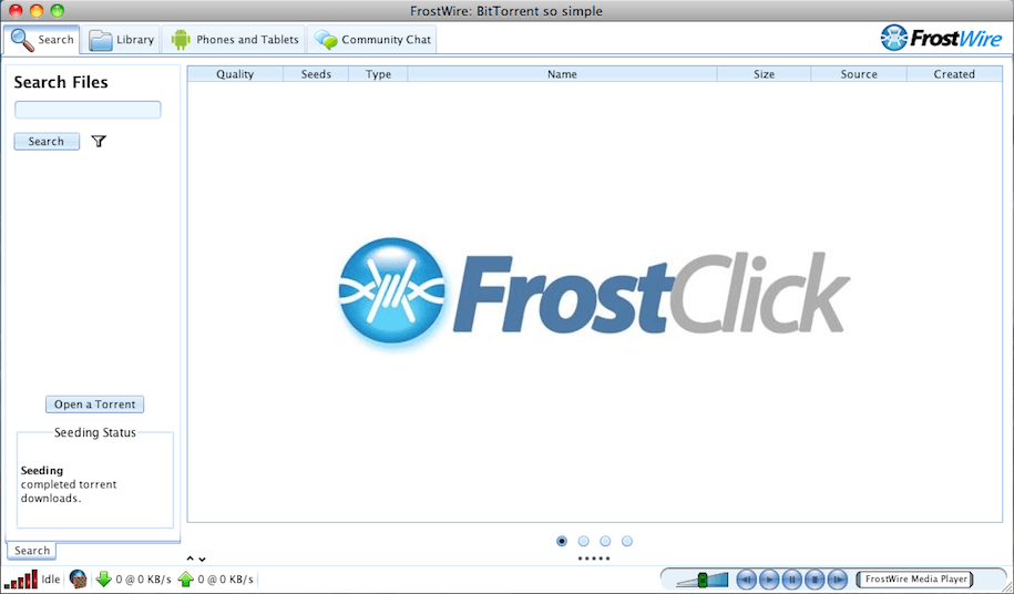 FrostWire Logo - FrostWire