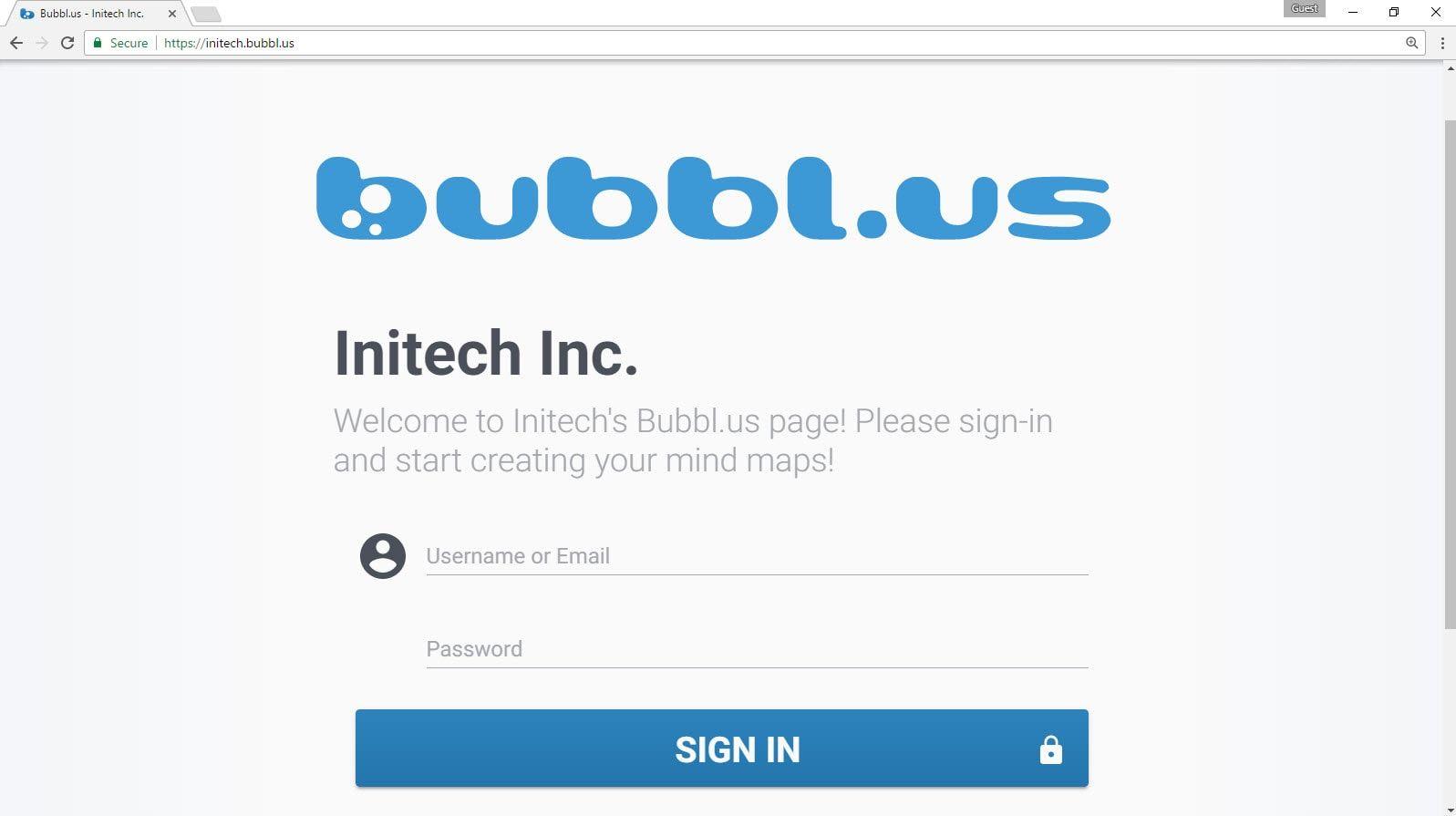 Bubbl.us Logo - Team Overview
