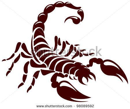 Scorpio Logo - scorpion logo | Scorpion, vector image for the tattoo, symbol or ...