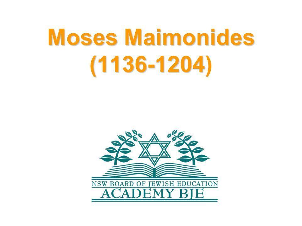 Maimonides Logo - Moses Maimonides ( ). - ppt download | Jewish HSchool | Home Decor ...