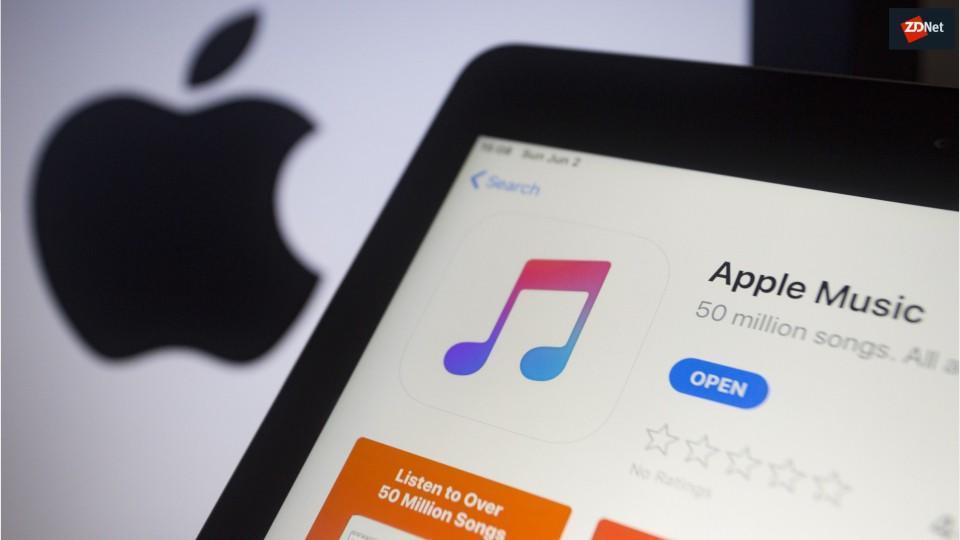 ZDNet Logo - iTunes customers sue Apple for allegedly selling their data