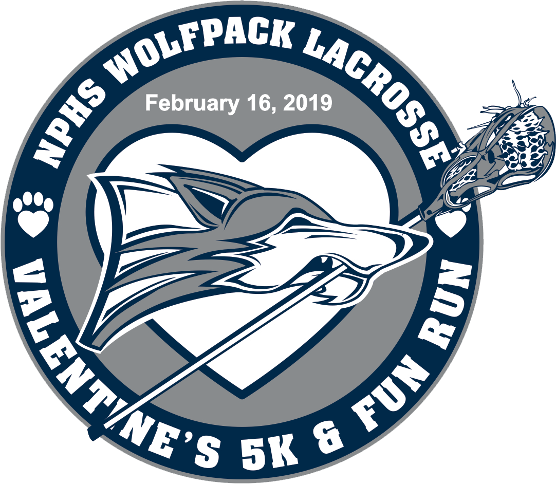 NPHS Logo - NPHS Wolfpack Lacrosse Valentine's 5K & Fun Run, GA