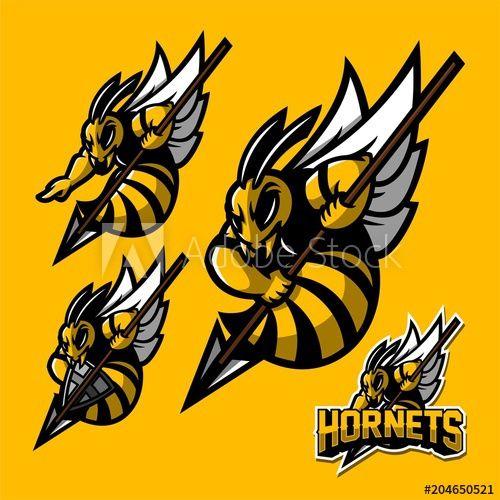 Wasp Logo - hornet/bee/wasp esport gaming mascot logo template - Buy this stock ...