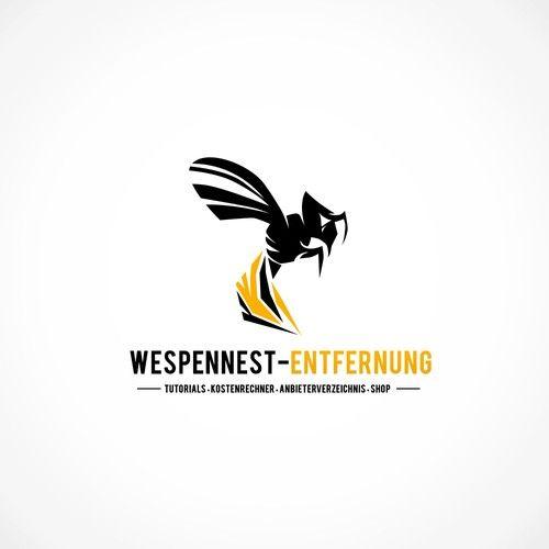 Wasp Logo - Fancy Logo for Wasp's Nest Removement Internet Portal. Logo design