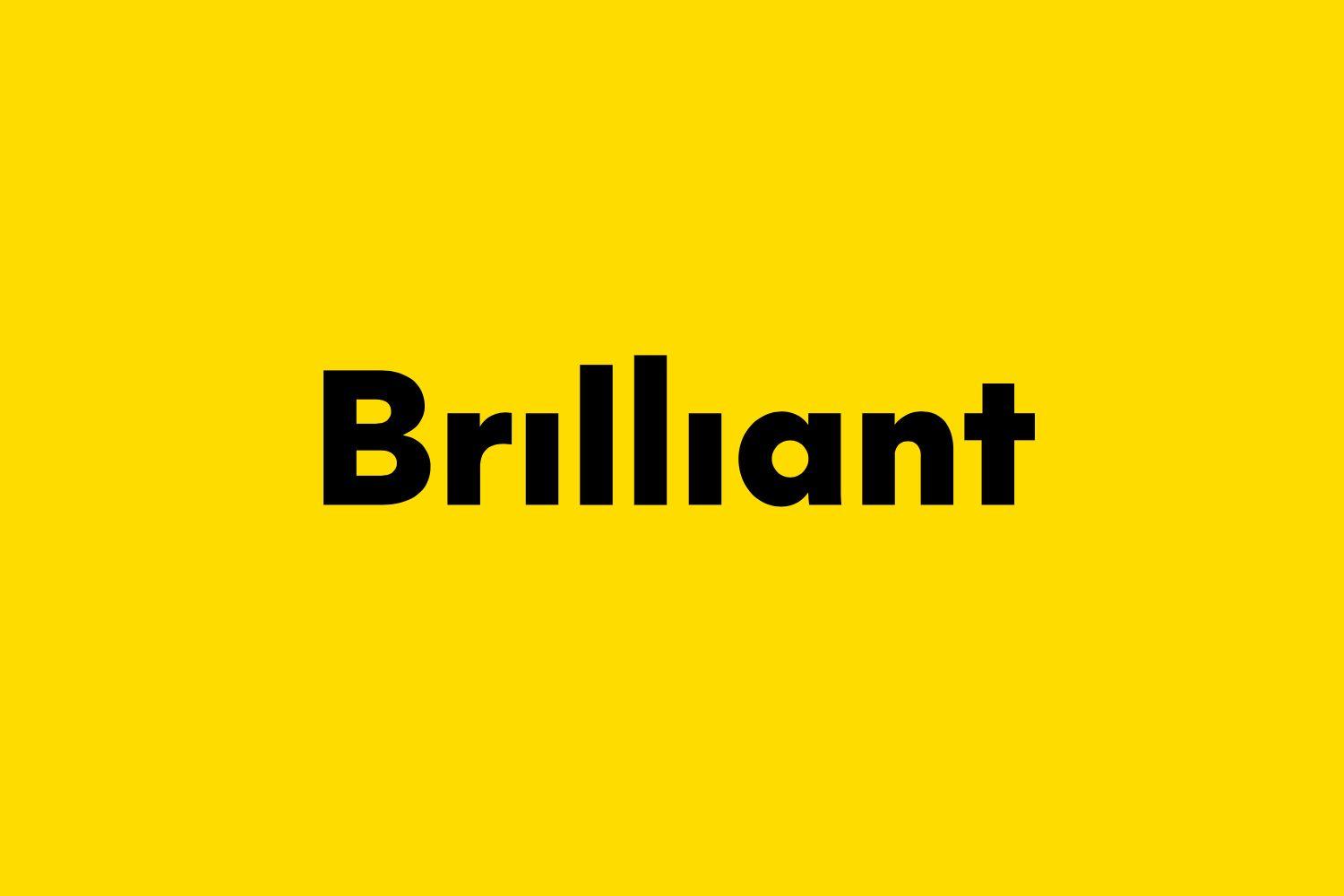 Brilliant Logo - New Graphic Identity for Brilliant