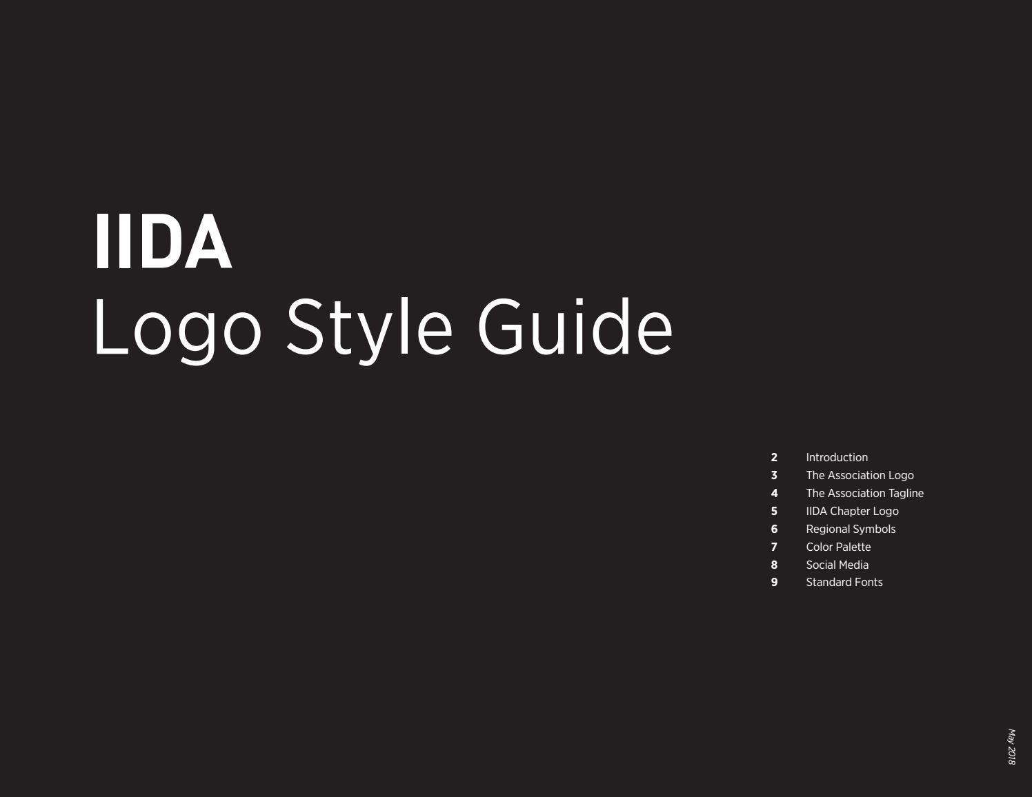 Iida Logo - IIDA Logo Guidelines