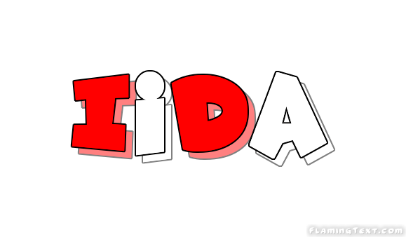 Iida Logo - Japan Logo. Free Logo Design Tool from Flaming Text