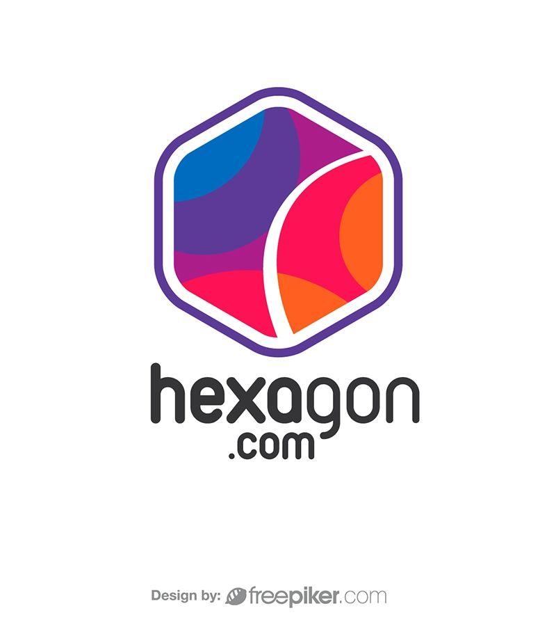Polygon Logo - Freepiker. hexagon colorful polygon cube logo