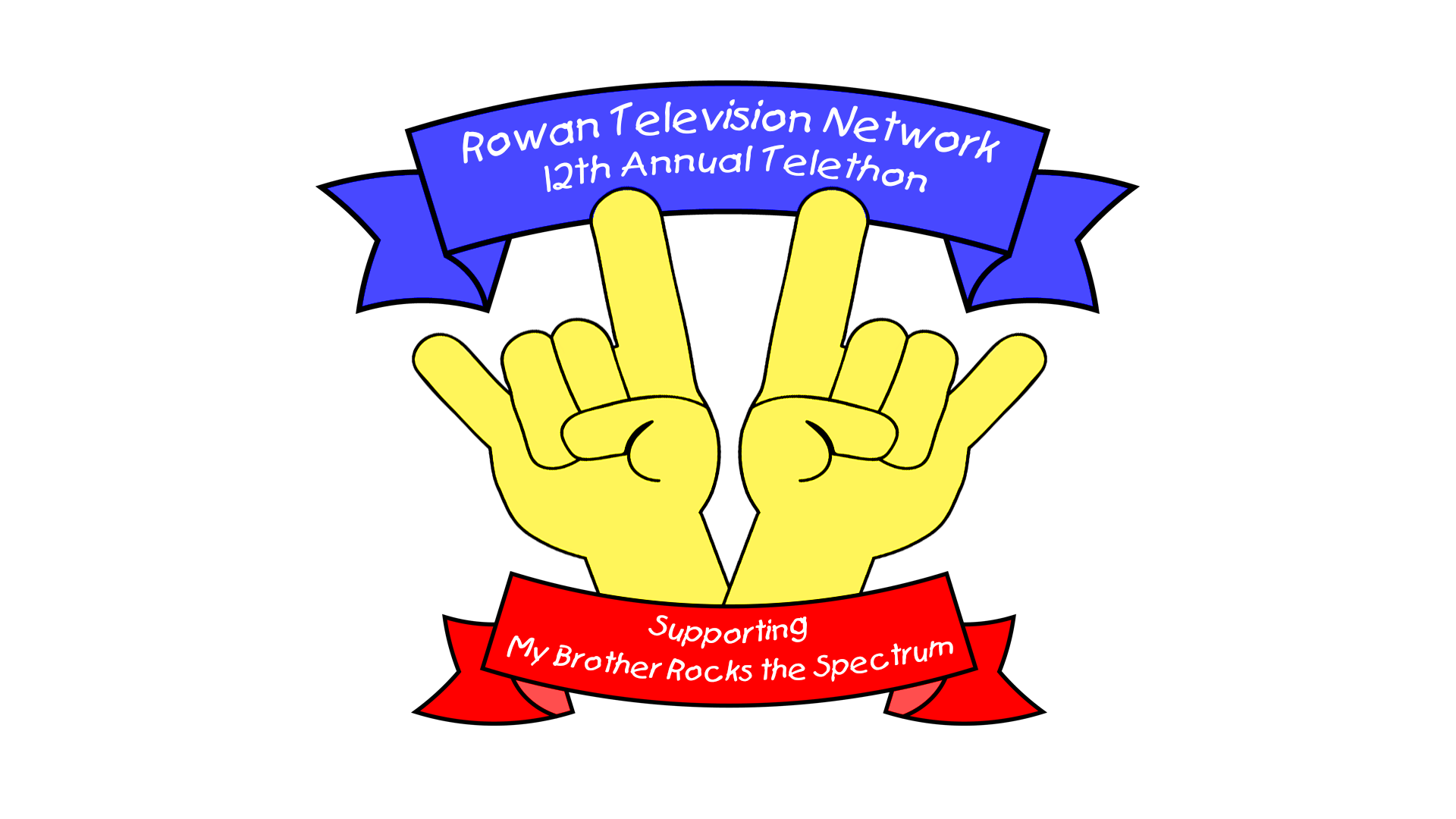 Rowan Logo - Rowan TV 12th Telethon Logo Brother Rocks the Spectrum Foundation