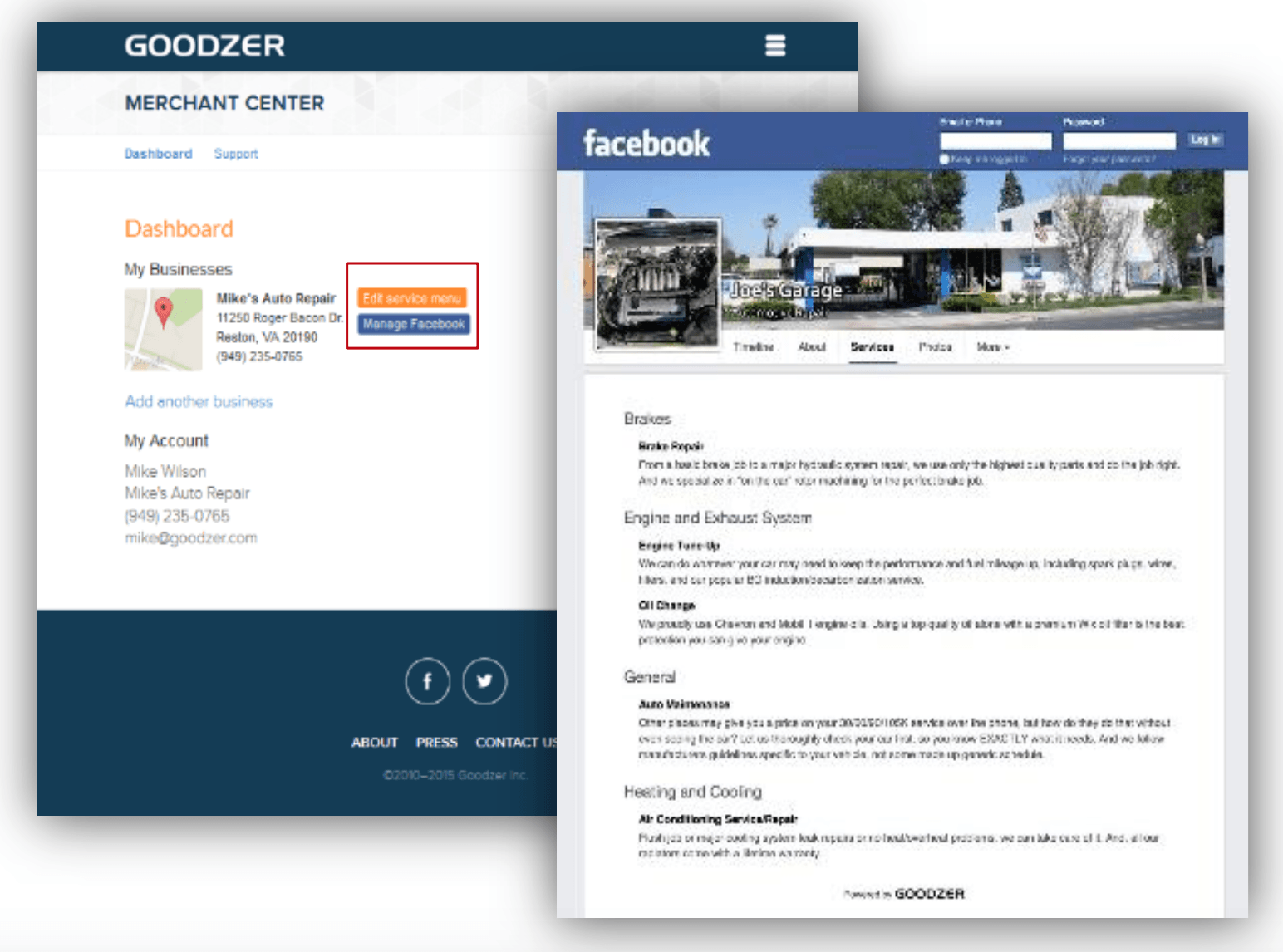 Goodzer Logo - Goodzer Adds Facebook to its “Service Menu” Distribution Network ...