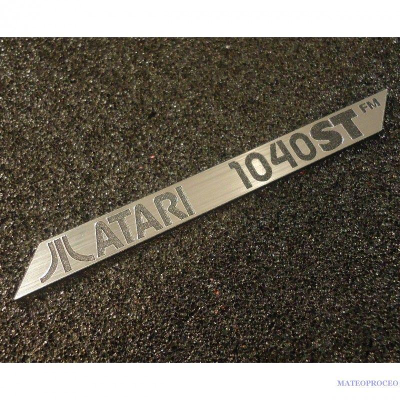 1040 Logo - Atari 1040 ST Label Sticker Badge Logo