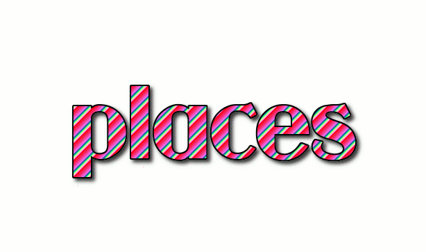 Places Logo - places Logo. Free Logo Design Tool from Flaming Text