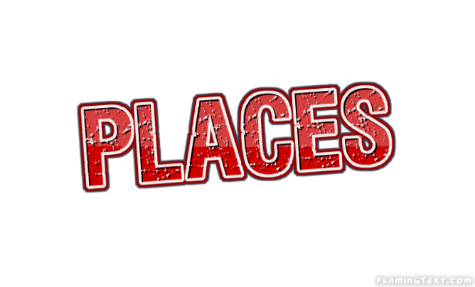 Places Logo - places Logo. Free Logo Design Tool from Flaming Text