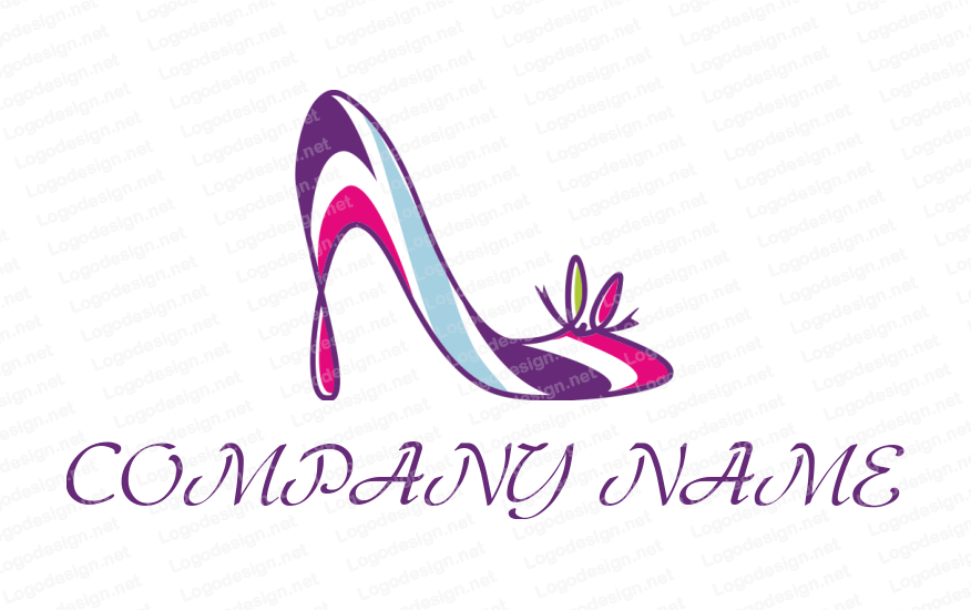 1040 Logo - abstract heel. Logo Template by LogoDesign.net