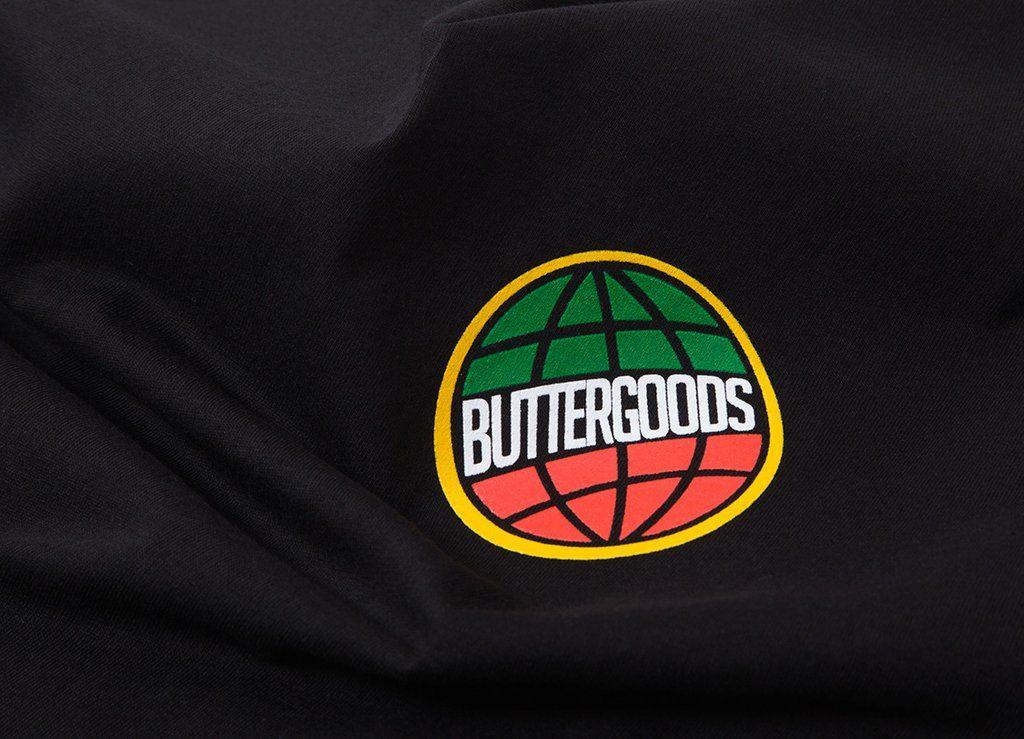 Worldwide Logo - Butter Goods 3D Worldwide Logo T-Shirt - Black