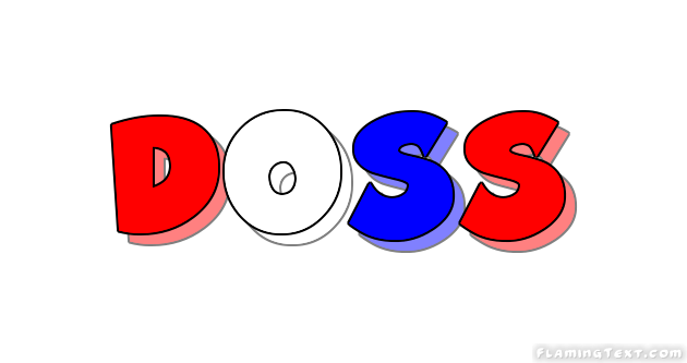 Doss Logo - United States of America Logo. Free Logo Design Tool from Flaming Text