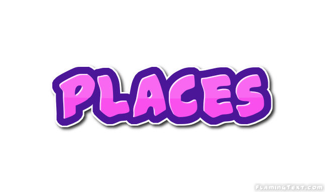 Places Logo - places Logo | Free Logo Design Tool from Flaming Text