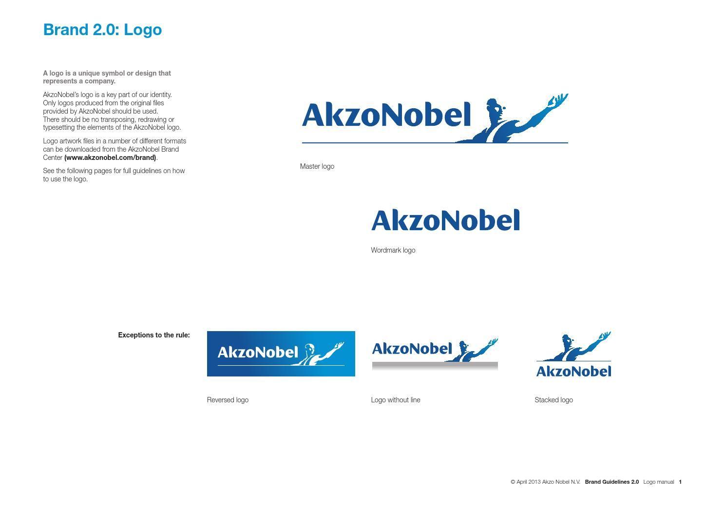Akzonobel Logo - Akzonobel logo manual 2013 by Bourne Design - issuu