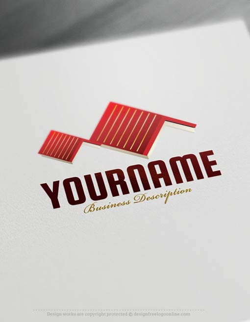 Roof Logo - Create Your Own Online Roofing Logo Design Ideas - Roof Logo template