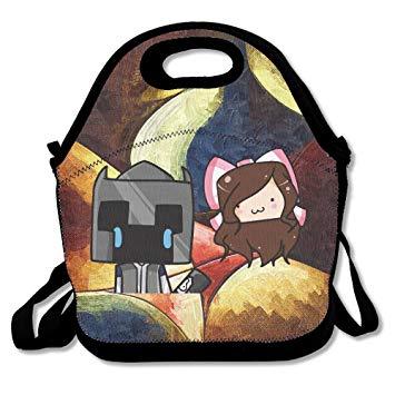 PopularMMOs Logo - Youtube PopularMMOs Logo Lunch Box Bag For Student Kids Adult Men ...