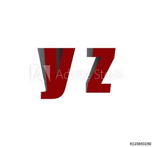 Yz Logo - yz logo initial red and shadow - Buy this stock vector and explore ...