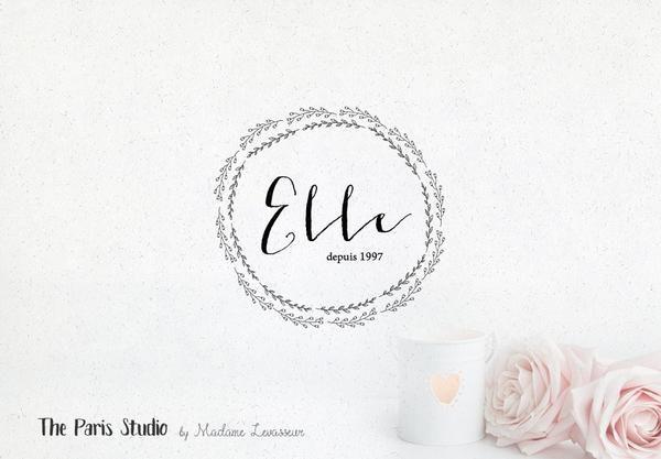 Boutique-Style Logo - Hand Drawn Style Floral Boutique Logo Design