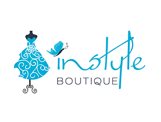 Boutique-Style Logo - A dress boutique logo designed for stylish ladies - 48HoursLogo.com