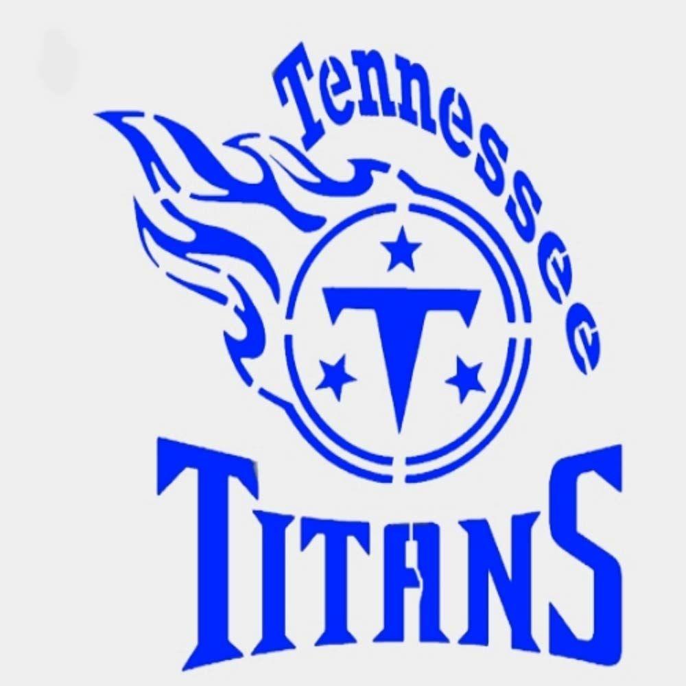 Tiatins Logo - Amazon.com: Various SZS Tennessee Titans Logo Stencil Reusable ...