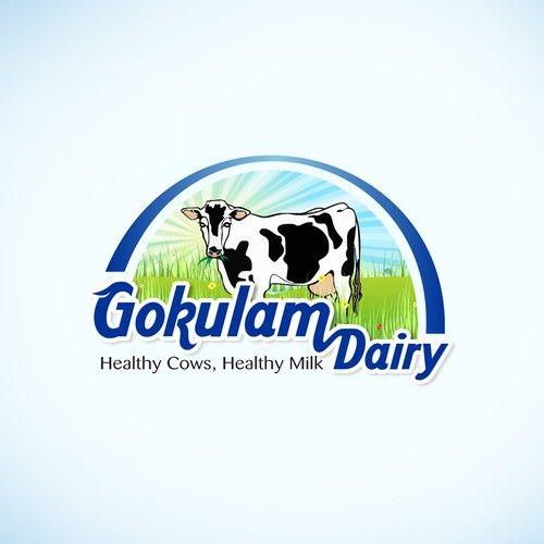 Dairy Logo - logo for Gokulam Dairy. Logo design contest