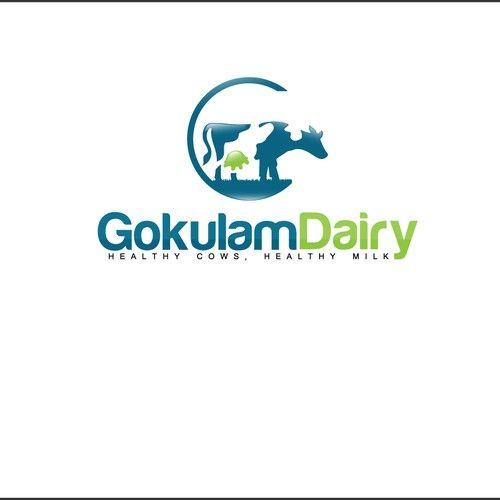 Dairy Logo - logo for Gokulam Dairy. Logo design contest