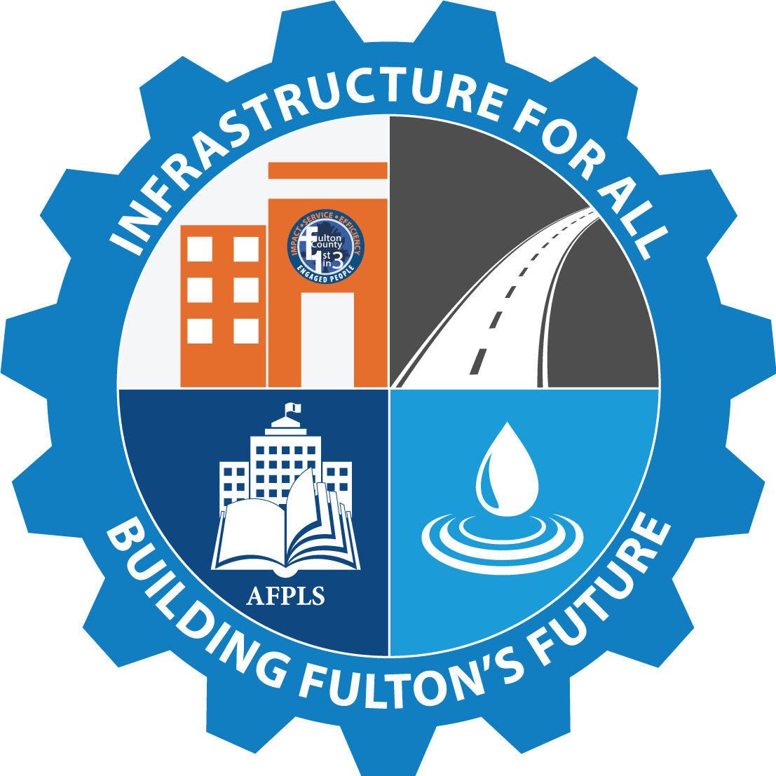 Infrastructure Logo - Fulton County Infrastructure Logos & Infographic