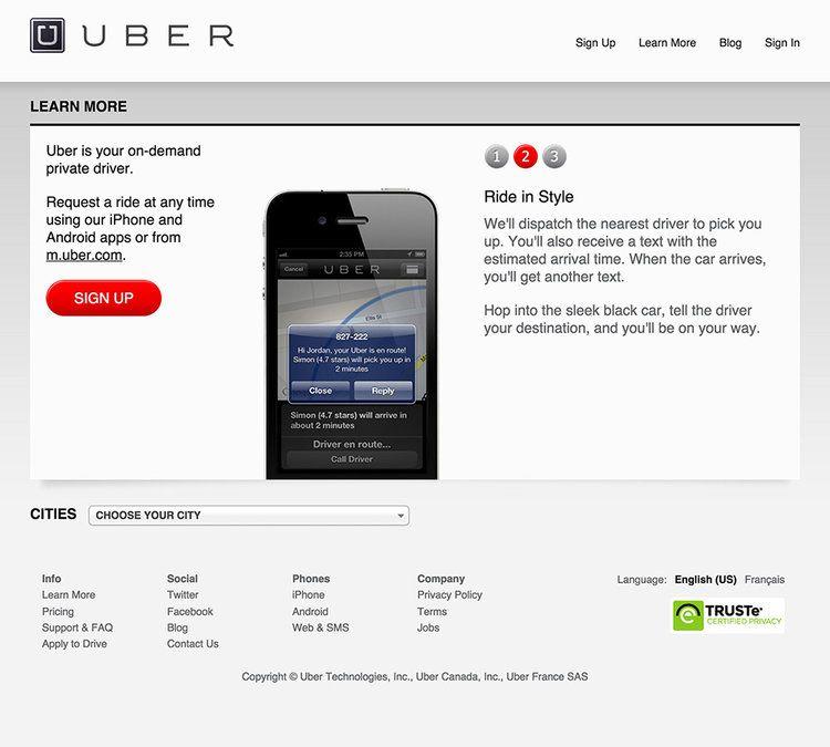 UberCab Logo - Uber's design history 2010-2016 - Business Insider