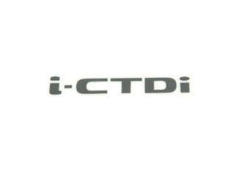 Ctdi Logo - Genuine Honda Civic i-CTDI Rear Window Sticker 2006-2011