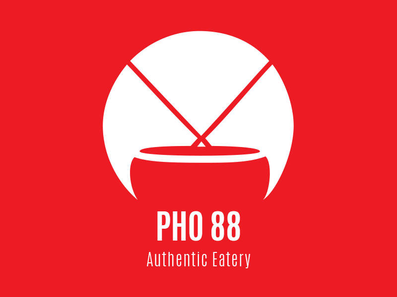 Pho Logo - Pho 88 Logo Design by Heather Waroff on Dribbble