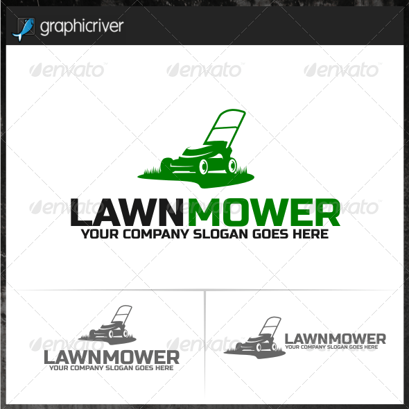 Mower Logo - Lawn Mower Graphics, Designs & Templates from GraphicRiver