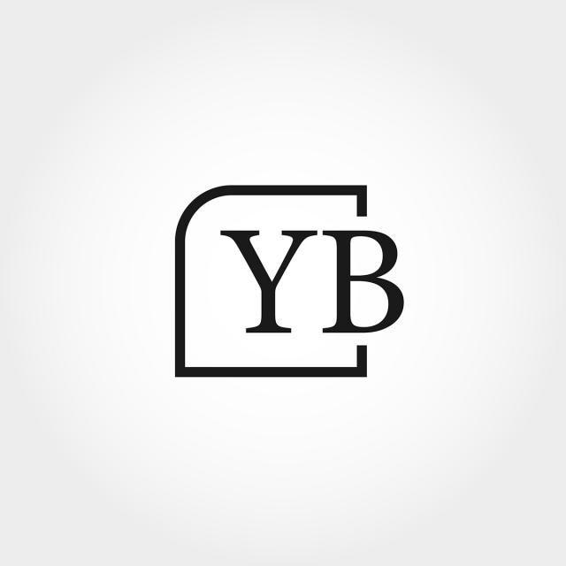 YB Logo - Initial Letter YB Logo Template Design Template for Free Download on ...