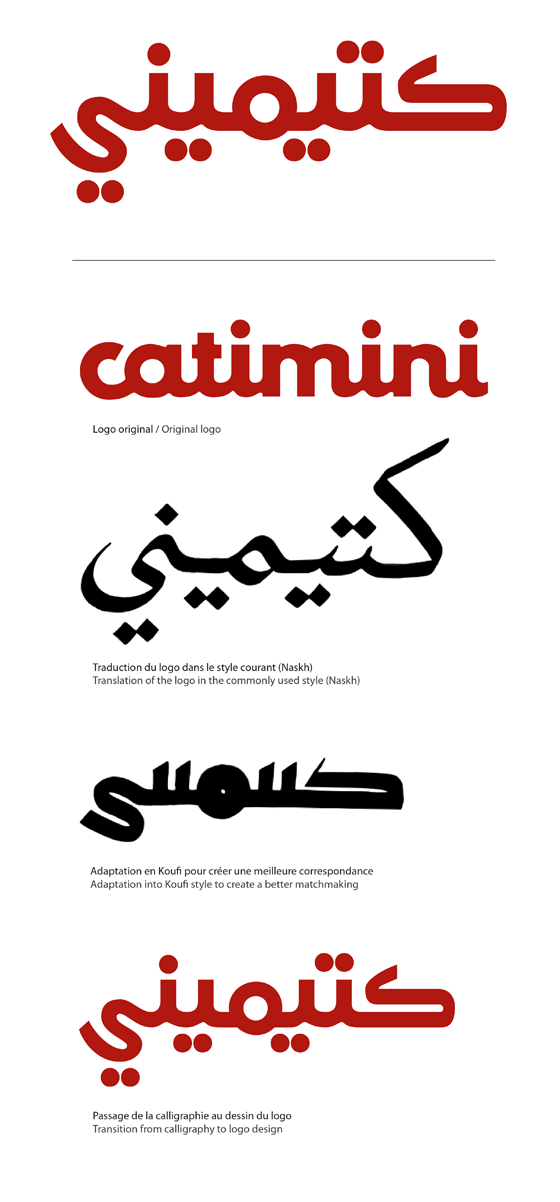 Catimini Logo - Arabic version of Catimini logo