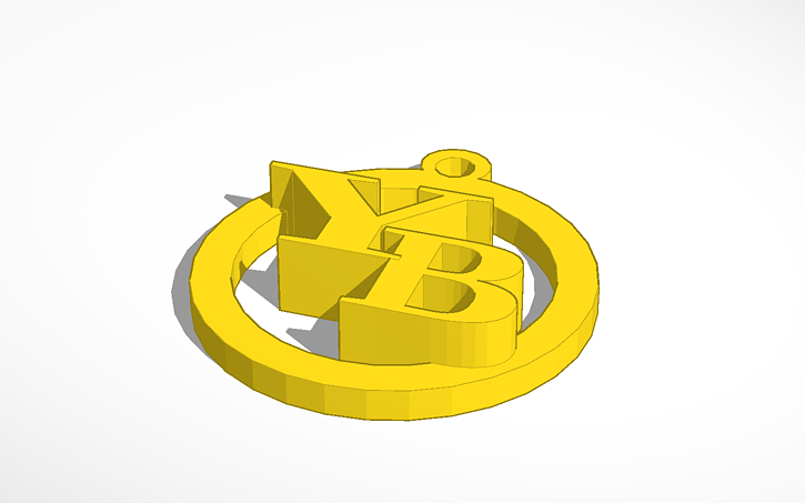 YB Logo - 3D design YB Logo | Tinkercad