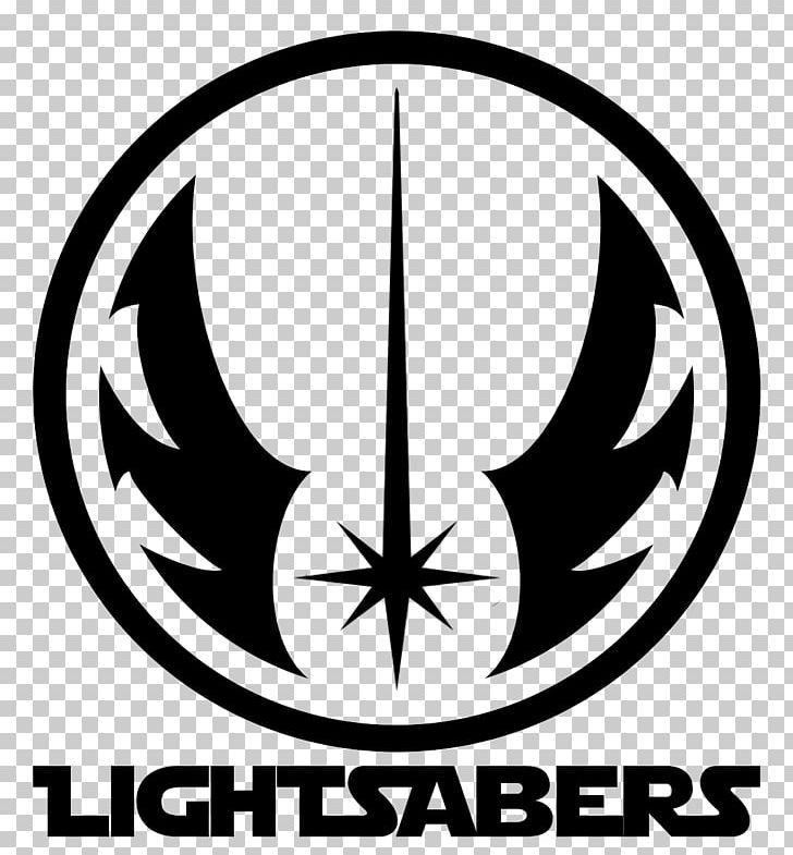 Lightsaber Logo - Logo Lightsaber The New Jedi Order PNG, Clipart, Area, Black And ...