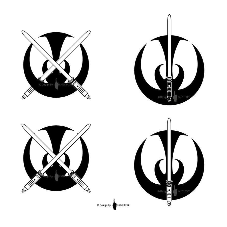 Lightsaber Logo - Entry #24 by KatzePose for Custom Star Wars Lightsaber Tshirt Logo ...