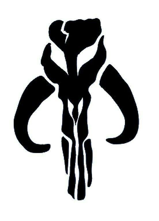 Mandalorian Logo - Mandalorian Symbol. Mandalorian. Star wars boba fett, Boba fett