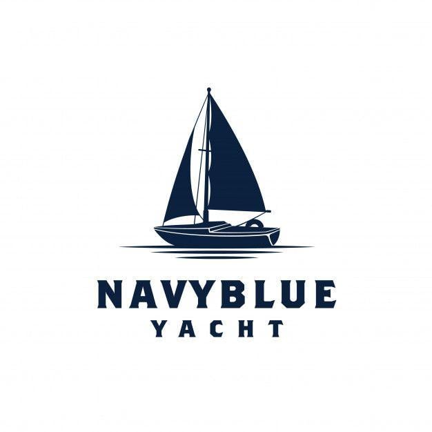 Yacht Logo - Simple sailing yacht silhouette logo design inspiration Vector ...